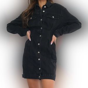 Free People Denim Mini Dress NWOT size Medium